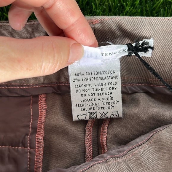 DIANE VON FURSTENBERG Designer Catesby Wide Leg Khaki Pants size 10 - Picture 7 of 12